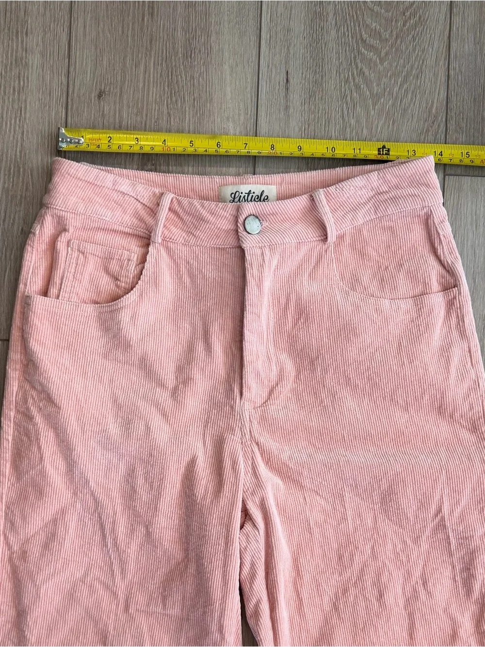 Listicle Pink Wide Leg Corduroy Pants